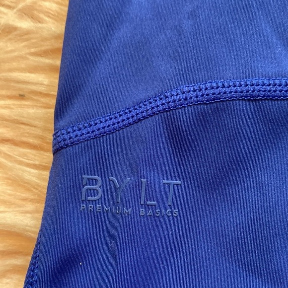 BYLT Basics Endurance High Waist Royal Blue Leggings sz S - Picture 9 of 9